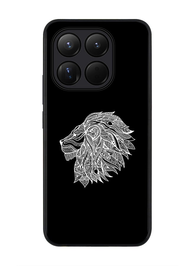 For Xiaomi 15T Case,Slim fit Camera Protection, Shockproof Thin Phone cover  - Lion Abstract